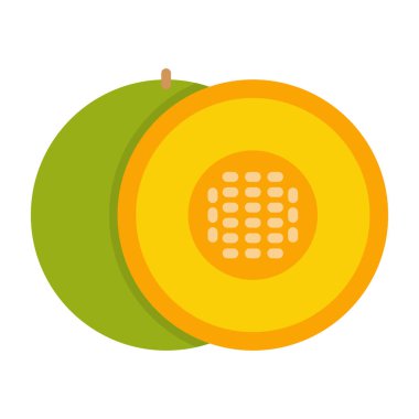 kavunun düz vektör tasarımı