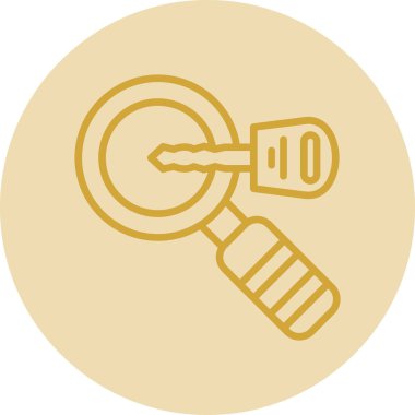 Anahtar. Web simgesi basit illüstrasyon