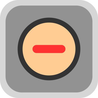 İki renk düğmesi olan düğme simgesi