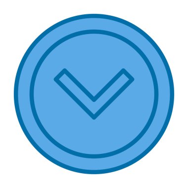 işaret simgesini işaretle, vektör illüstrasyonu 