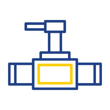 Benzin istasyonu simgesinin vektör illüstrasyonu
