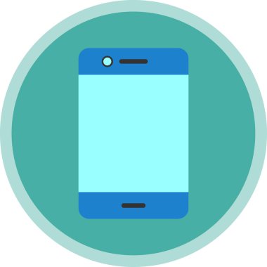 Akıllı telefon simgesinin vektör illüstrasyonu 