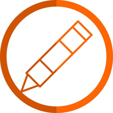 pastel boya simge vektör çizim