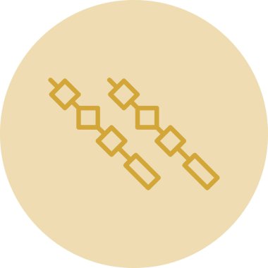 Altın simgenin vektör illüstrasyonu