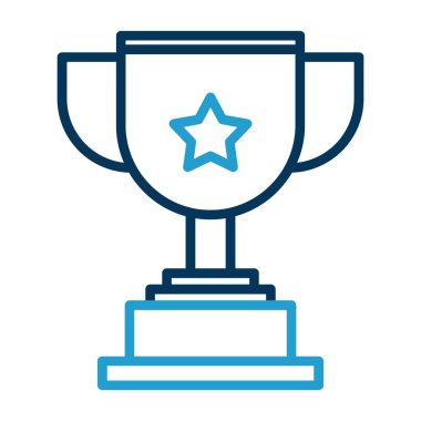 kupa vektör illüstrasyonu, simge ögesi arkaplanı                       