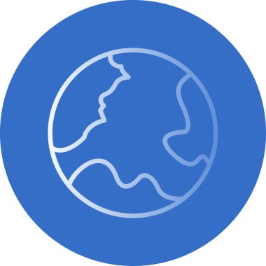 Yeryüzü ikonu vektör illüstrasyonuName                   