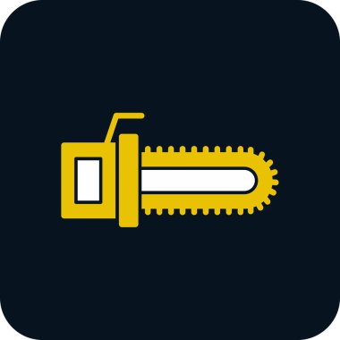 Modern Testere Bıçağı simgesinin vektör çizimi                         