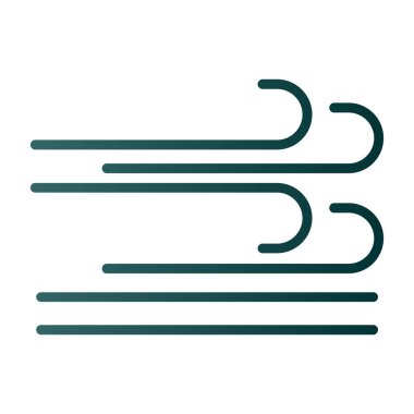 Rüzgar simgesinin vektör illüstrasyonu