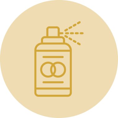 Sprey boya kutusu simgesi basit illüstrasyon