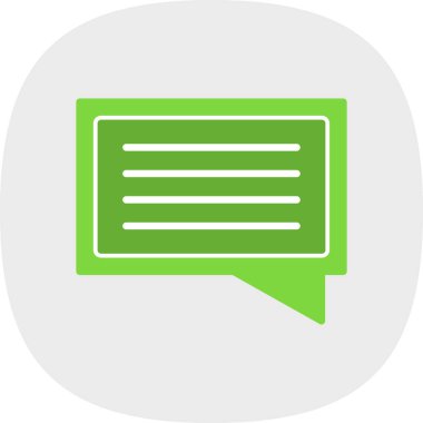 sohbet baloncuğu ileti vektör çizgisi simgesi 