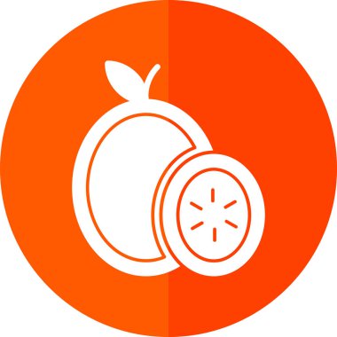 elma ikonu vektör illüstrasyonu