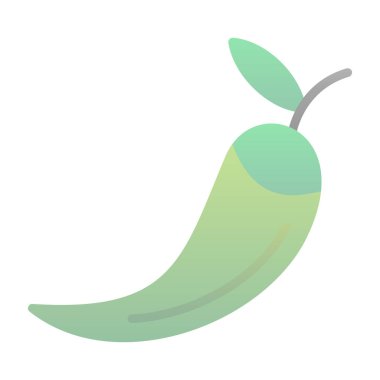 chili pepper simge vektör illüstrasyonu