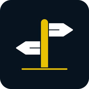 yön işareti vektör illüstrasyonuName