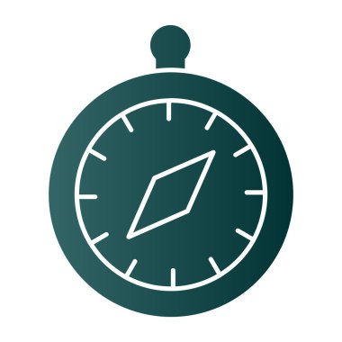vector illustration of Compass modern icon            