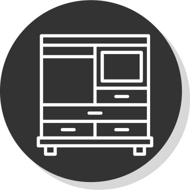 Modern simgenin vektör illüstrasyonu