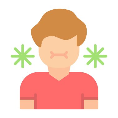 Hasta Kişiler web simgesi vektör illüstrasyonu