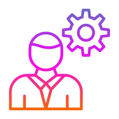 Employee businessman icon vector illustration