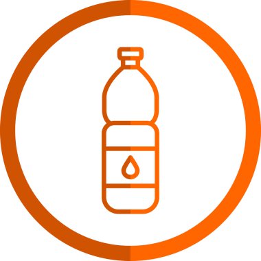 su şişesi ikonu vektör çizimi tasarımı 