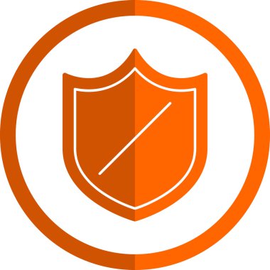 kalkan simgesi web basit illüstrasyon