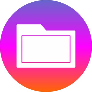 Dosya. Web simgesi basit illüstrasyon 