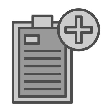 belge simgesi vektör illüstrasyonu