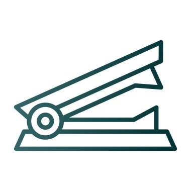 Stapler web simgesi, vektör illüstrasyonu 