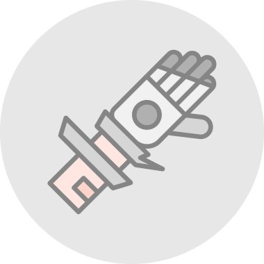 Deneme tüpü tutan bir elin vektör çizimi