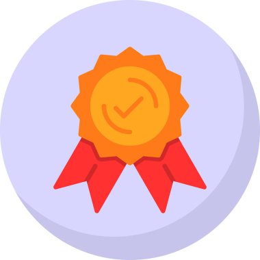 Rozet. Web simgesi basit illüstrasyon