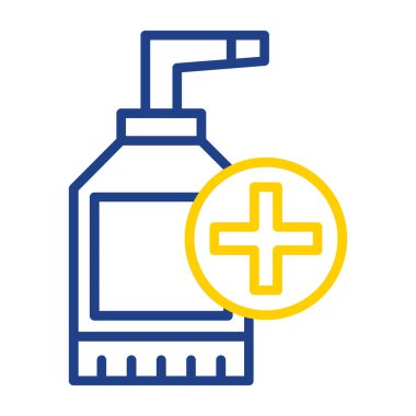 sanitizer bottle vector icon