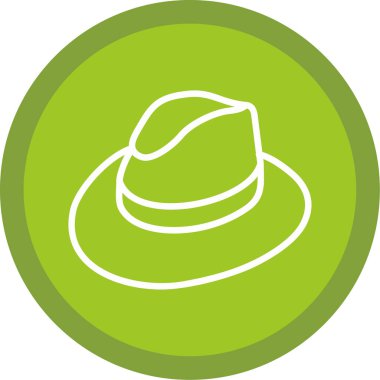 Şapka. Web simgesi basit illüstrasyon 