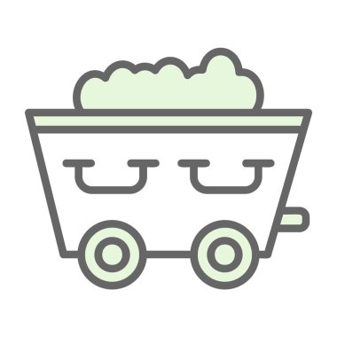 Tramvay Simgesi vektör çizimi