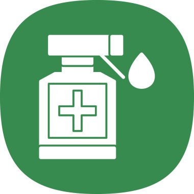 tıbbi şişe vektör illüstrasyon tasarımı