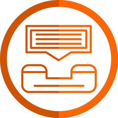 Yardım hattı web simgesi, vektör illüstrasyonu