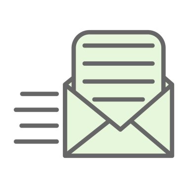 harf simgesi, vektör illüstrasyonu basit tasarım