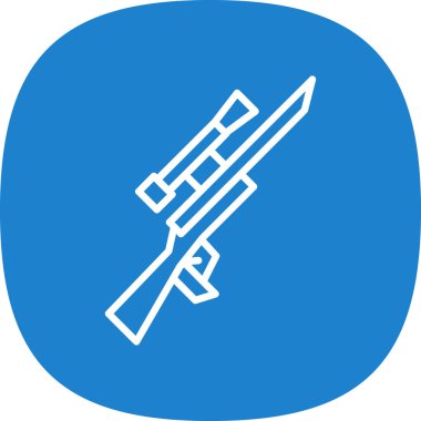 Silah simgesinin vektör illüstrasyonu