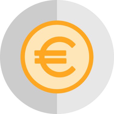 Euro simgesi vektör çizim