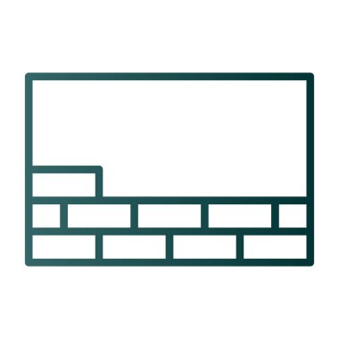 bilgisayar klavyesi izole edilmiş ikon vektör illüstrasyon tasarımı