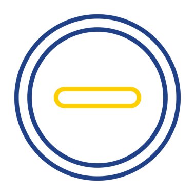 Daire web simgesi, vektör çizim