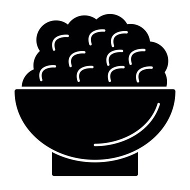 Kase simgesi vektör illüstrasyonlu kase