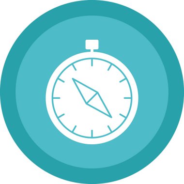 vector illustration of Compass modern icon            
