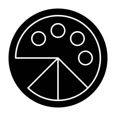 Bir kumarhane simgesinin vektör illüstrasyonu