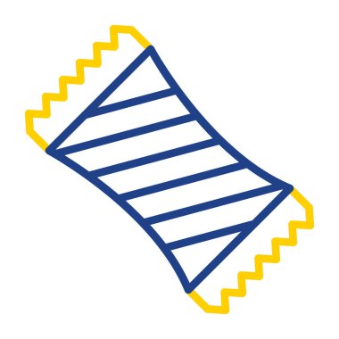 Şeker ikonunun vektör illüstrasyonu  