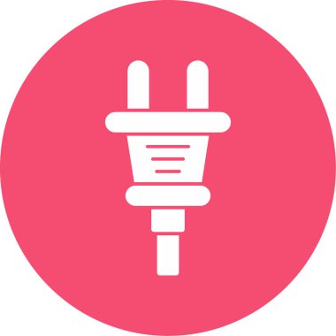 Plug web simgesi, simge illüstrasyonu