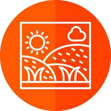 Güneş Simgesi Vektör illüstrasyonu