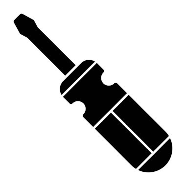 tornavida aracı simge vektör illüstrasyon tasarımı