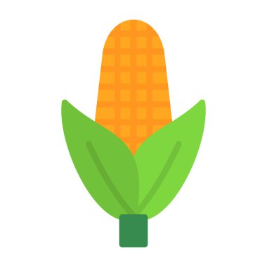 mısır düz vektör simgesi