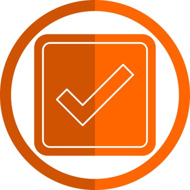 Grafik düz kontrol simgesi vektör illüstrasyonu