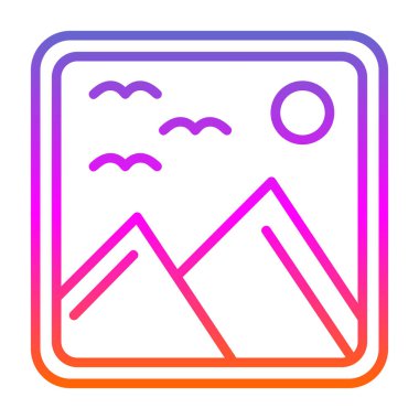 resim simgesi, vektör illüstrasyonu basit tasarım