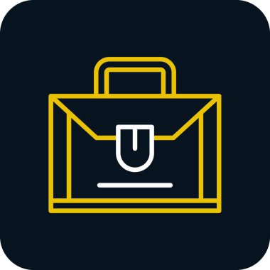 Çanta. Web simgesi basit tasarım