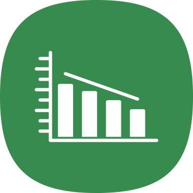Grafik. Web simgesi basit illüstrasyon 